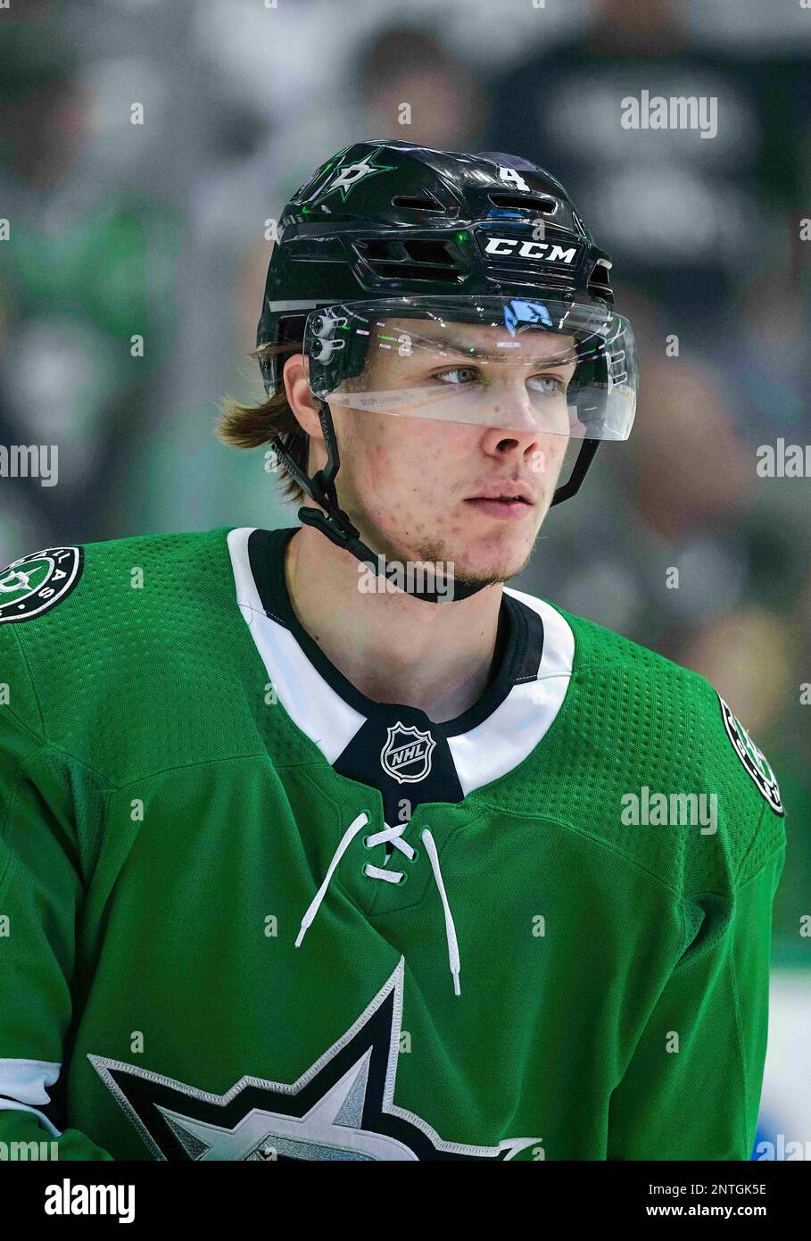 Dallas Stars Defenseman Miro Heiskanen 4 During An NHL Playoff Game dallas-stars-defenseman-miro-heiskanen-4-during-an-nhl-playoff-game
