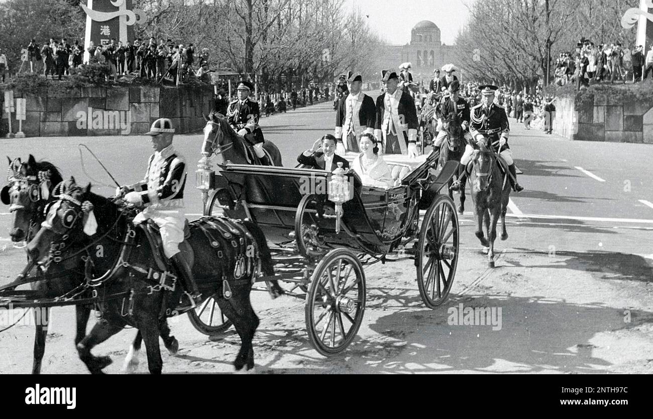 FILE Japan's Crown Prince Akihito (current Emperor) and Crown Princess