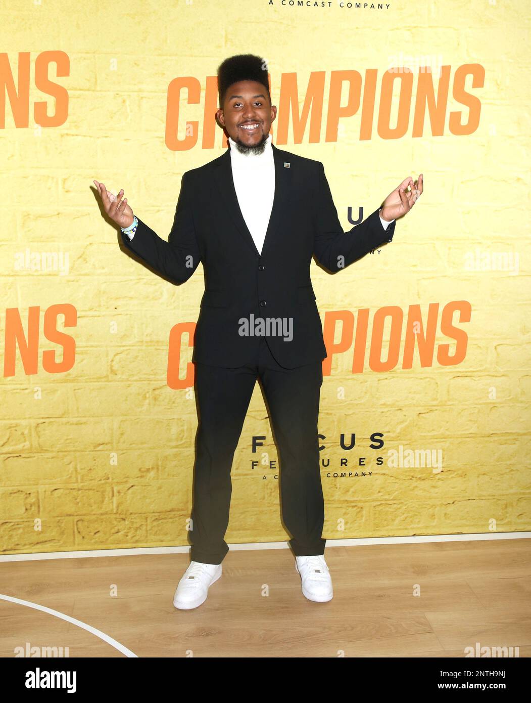 Joshua Felder attending the 'Champions' New York Premiere held at the