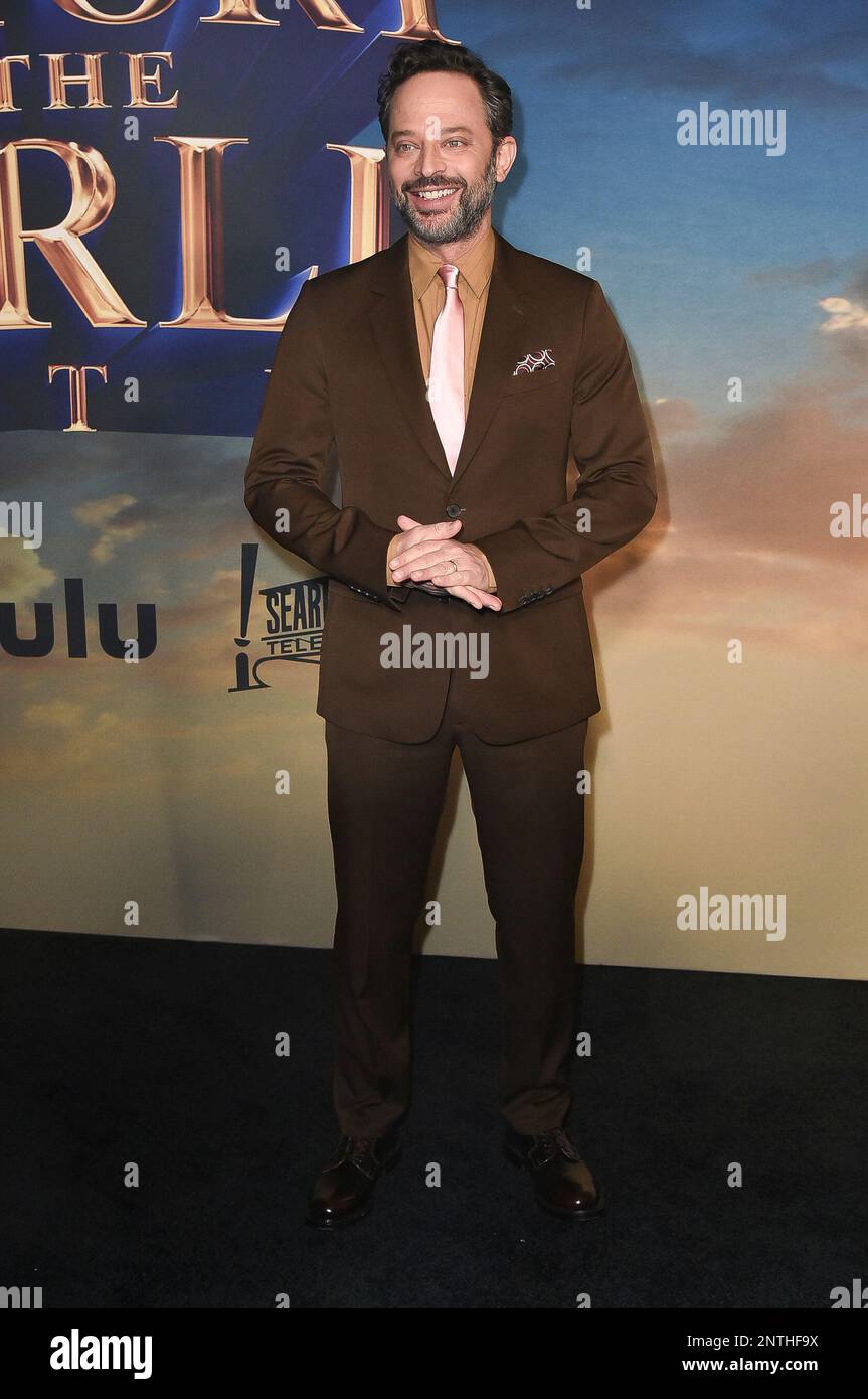 Nick Kroll arrives at the premiere of "History of the World, Part II" on Monday, Feb. 27, 2023 ...