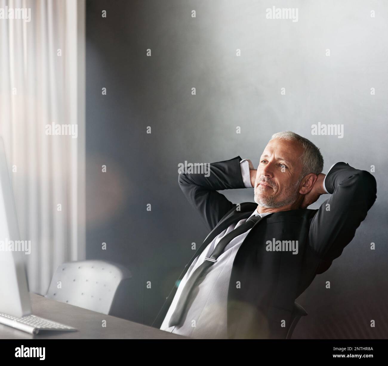 What it means to be white collar. a handsome mature businessman in corporate attire Stock Photo