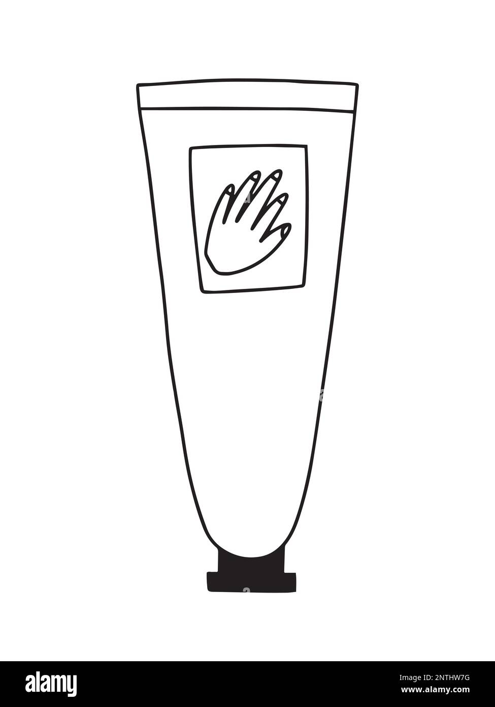 Vector tube with hand cream sketch Stock Vector Image & Art Alamy