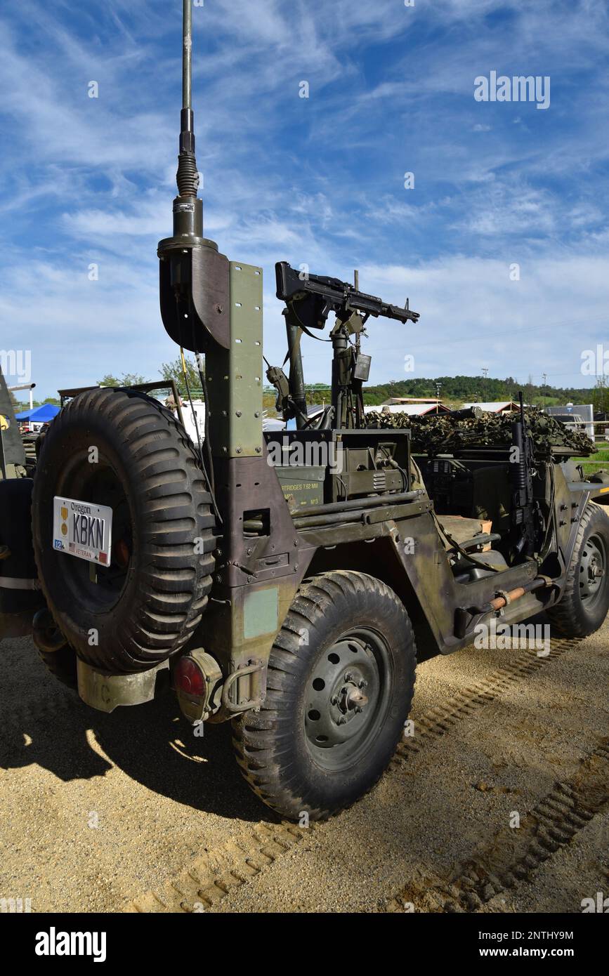 PLYMOUTH, CA - APRIL 19: 1967 Ford M151 A2 Military Utility Tactical ...