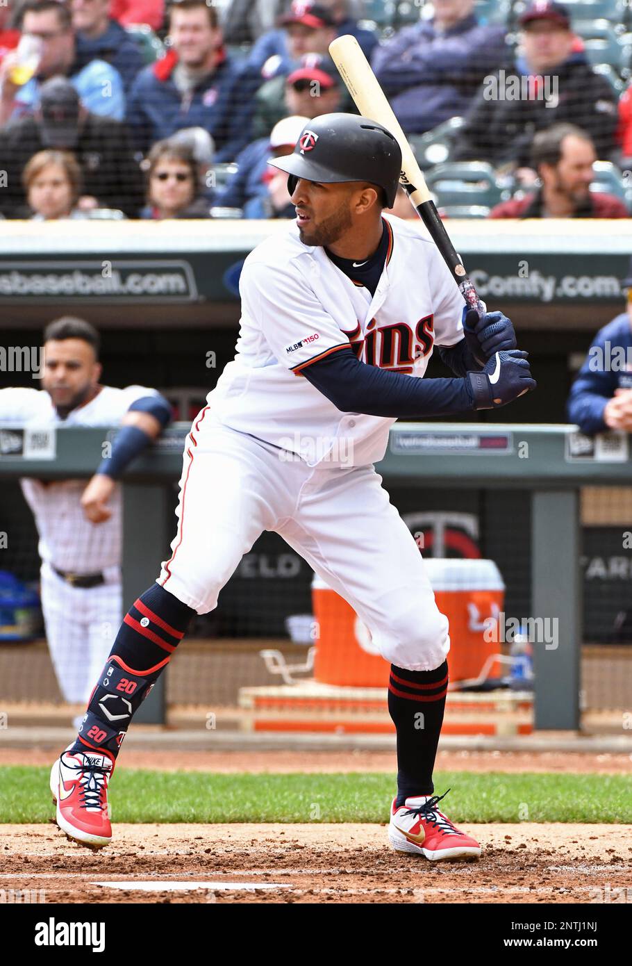 FILE - In this April 18, 2019, file photo, Minnesota Twins' Willians  Astudillo is shown during a baseball game against the Toronto Blue Jays, in  Minneapolis. The most popular player on the