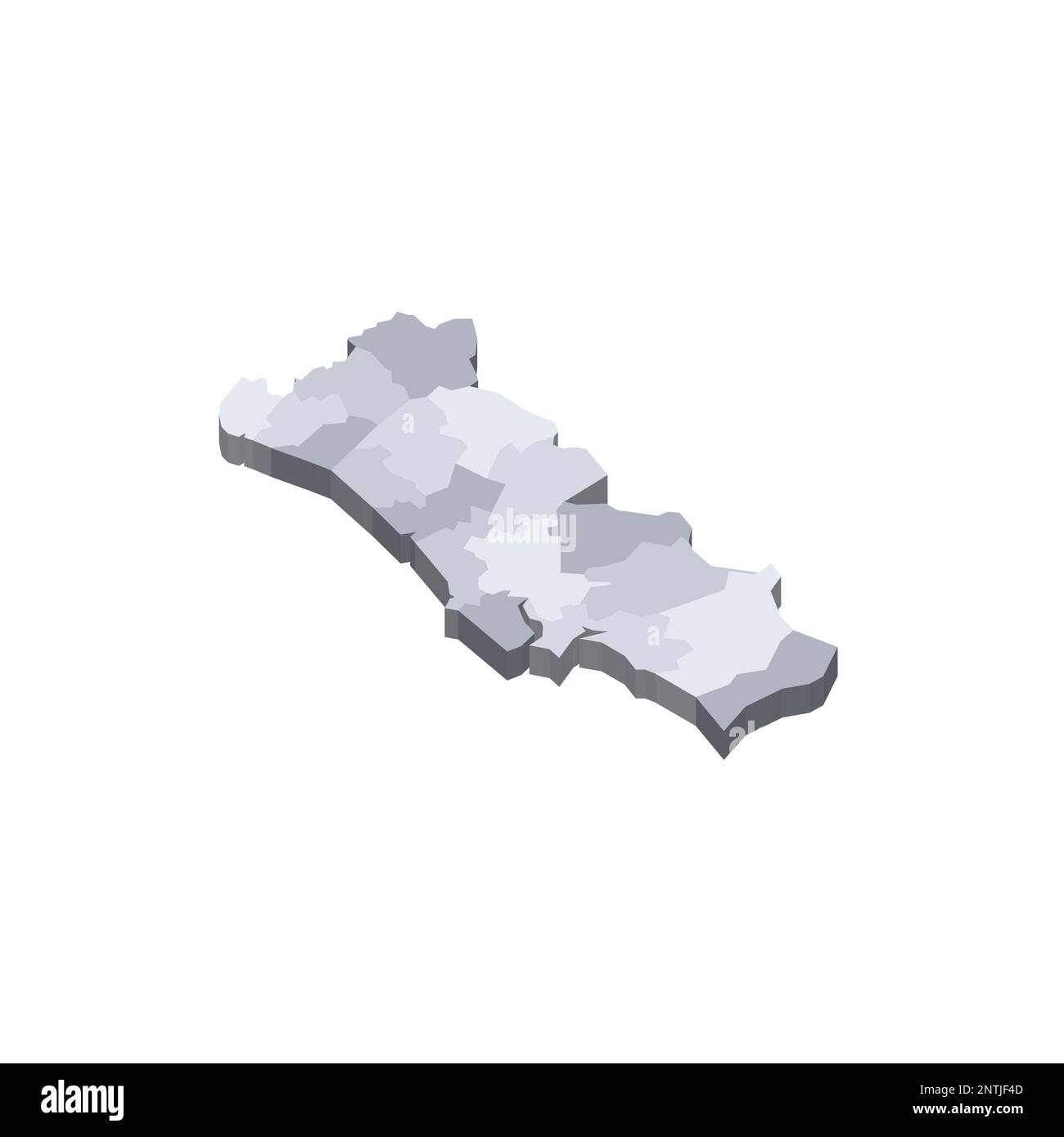 conjunto de mapa de política purtugal isolado no fundo branco 9333997 Vetor  no Vecteezy