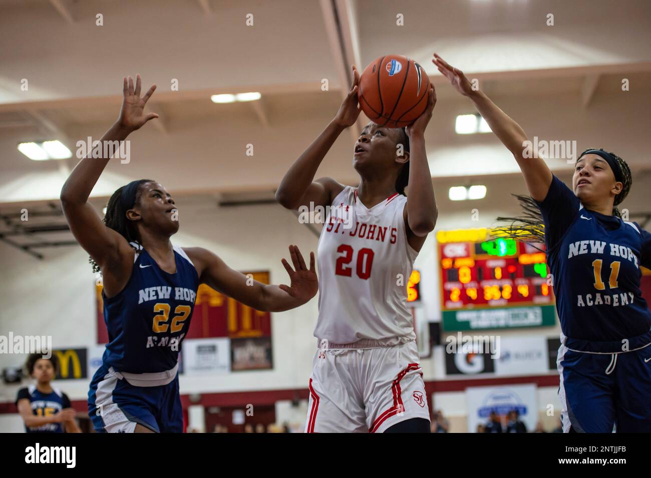 MIDDLE VILLAGE, NY APRIL 06 St John's Cadets forward Malu Thsitenge