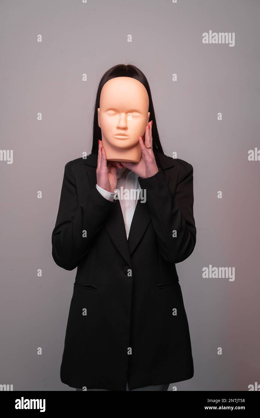 Female mannequin face closed hi-res stock photography and images - Alamy