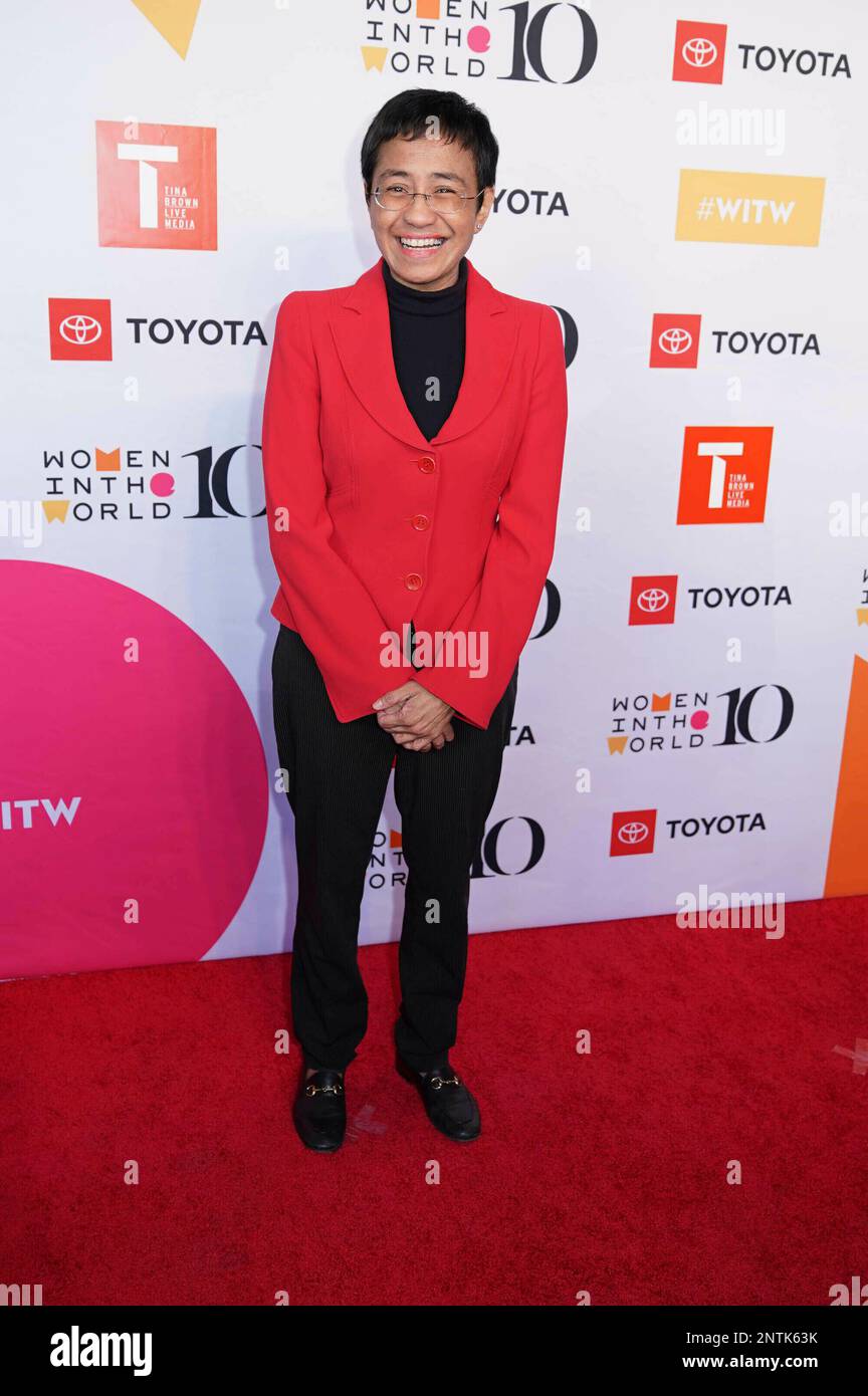 Photo by: John Nacion/STAR MAX/IPx 2019 4/10/19 Maria Ressa at the 10th ...