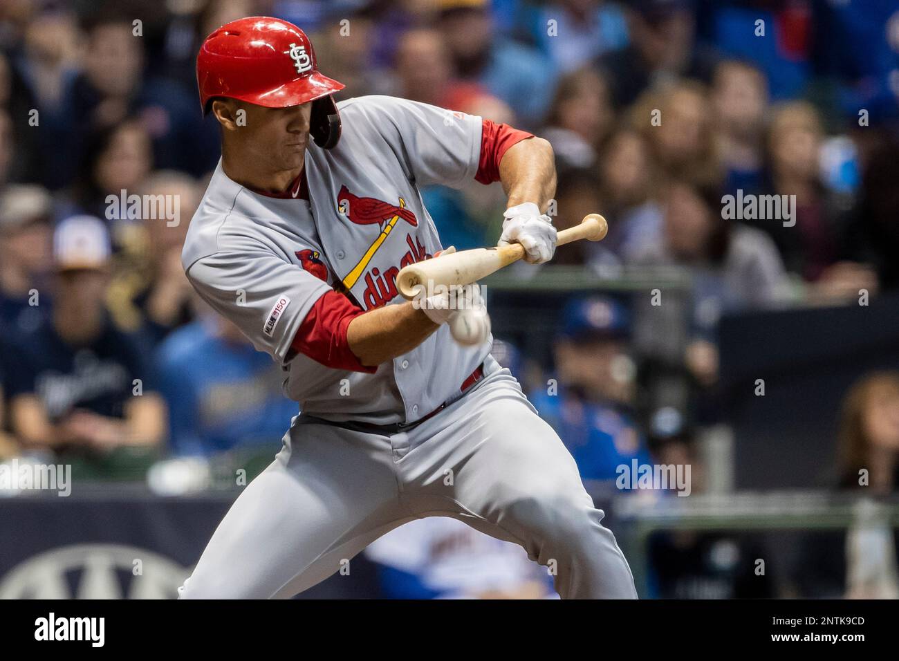 MILWAUKEE, WI - APRIL 07: St. Louis Cardinals starting pitcher Jack Flaherty  (22) throws during a game between the Milwaukee Brewers and the St. Louis  Cardinals at American Family Field on April