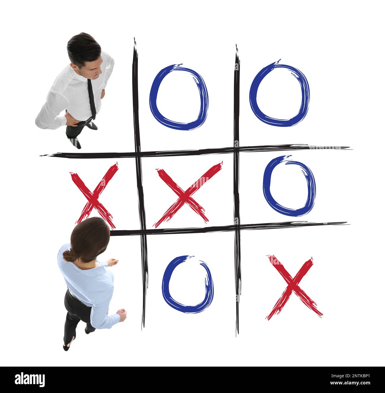 Tic tac toe game hi-res stock photography and images - Alamy