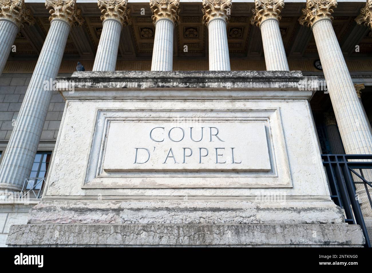 View of appeal court in Lyon city, France Stock Photo