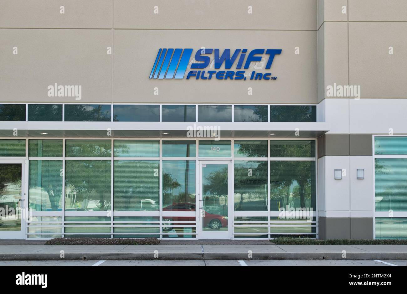 Houston, Texas USA 02052023 Swift Filters, Inc. office building