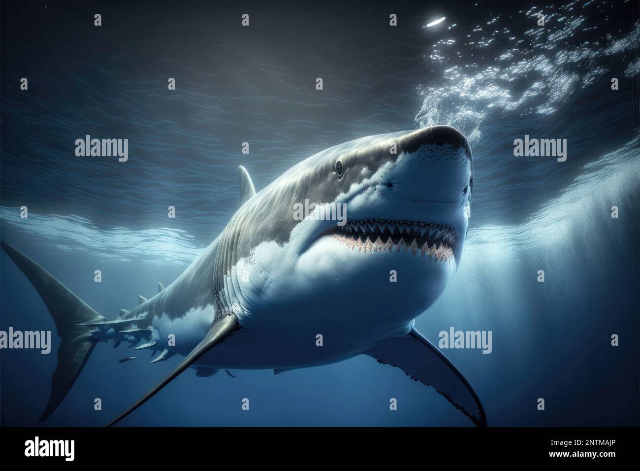 majestic and fearsome creature, the white shark is a top predator in