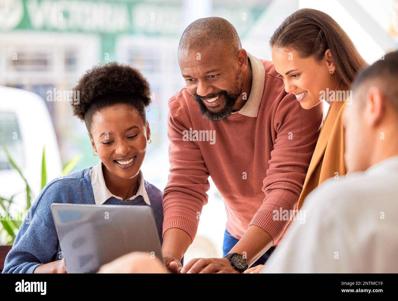 Meeting, Talking And Business People With Laptop In Office For Planning