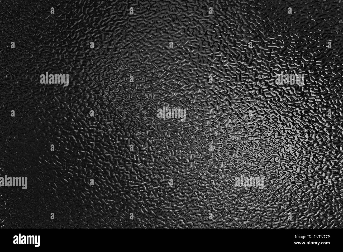 surface of the black glass background for design object backdrop,glass turbidity for interior Decorations. Stock Photo