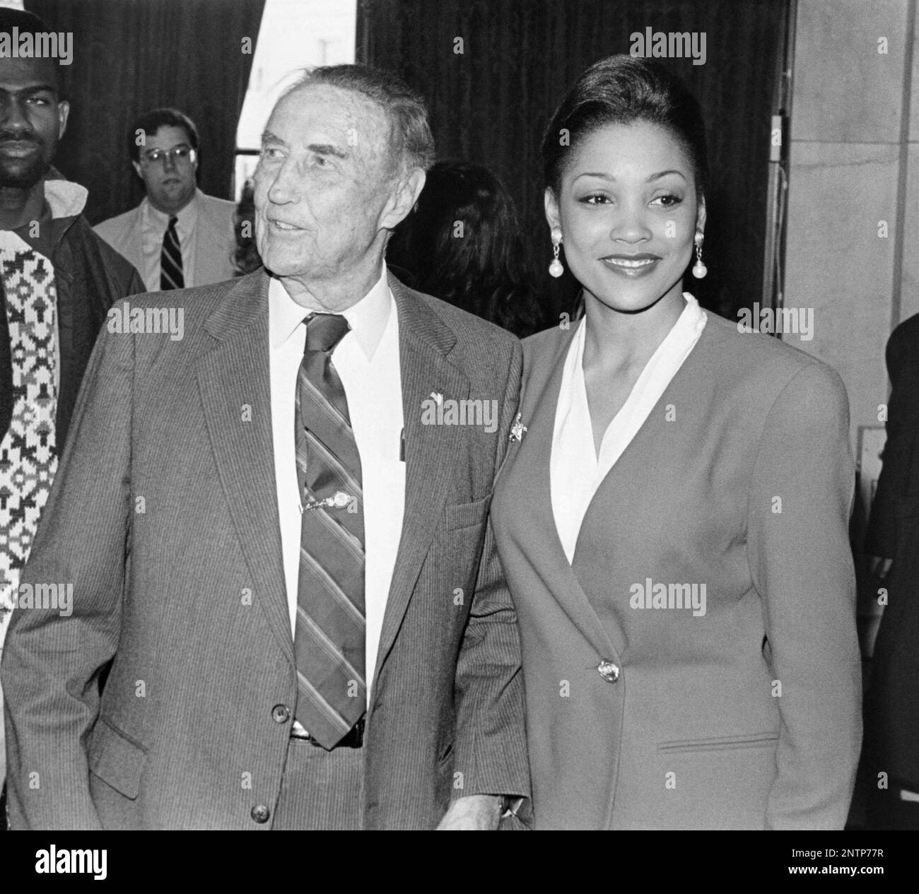 Sen. James Strom Thurmond, R-S.C., and Miss America 1994 Kimberly 