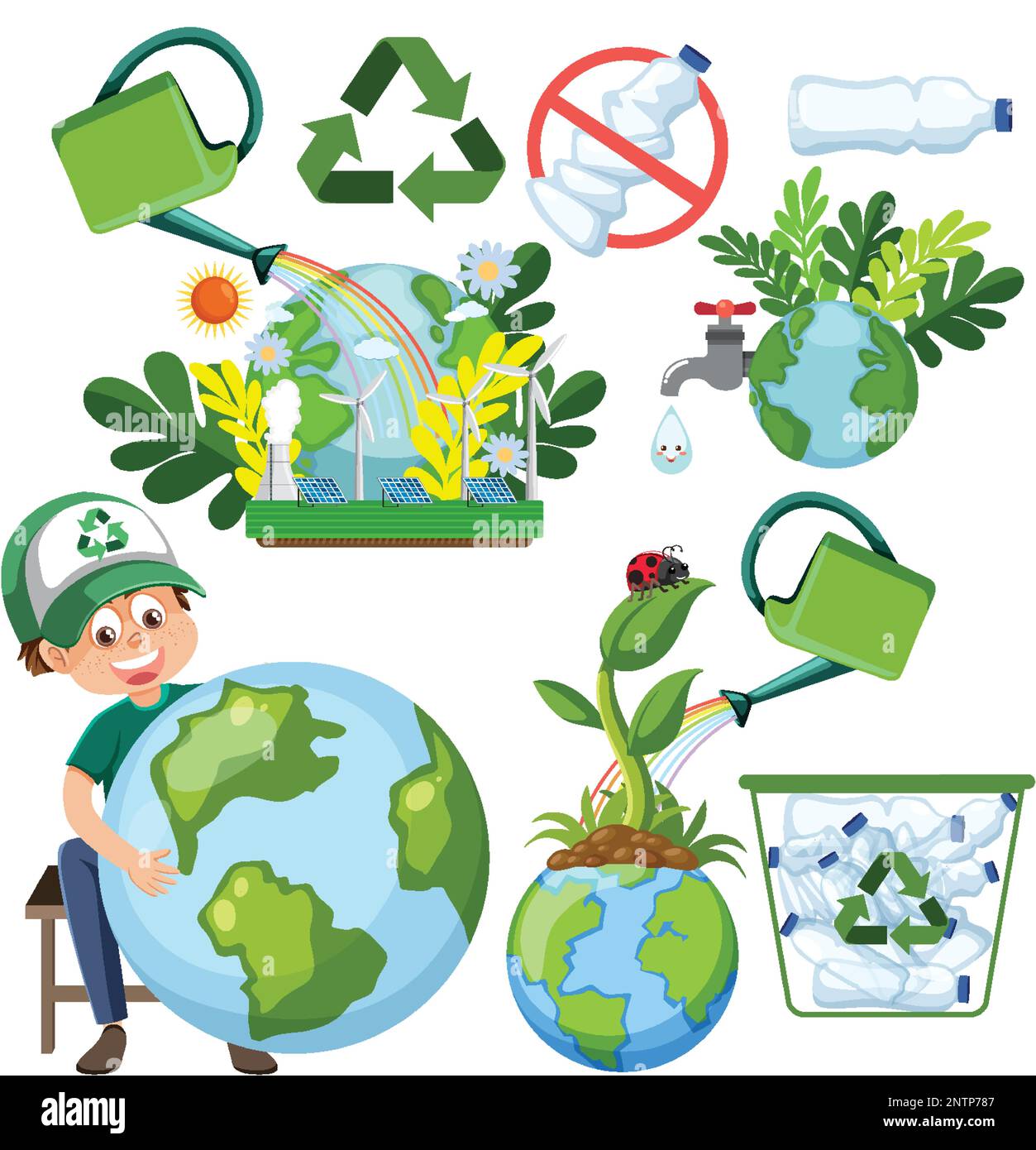 Save earth graphics icons hi-res stock photography and images - Alamy
