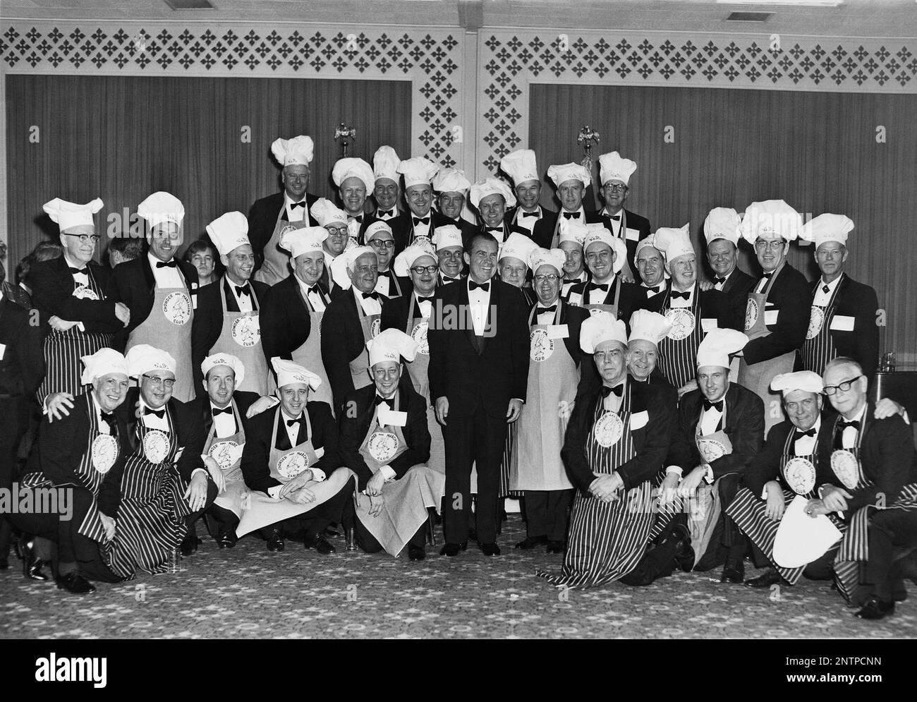 Chowder and Marching Club President Richard Nixon at Marriott Motel