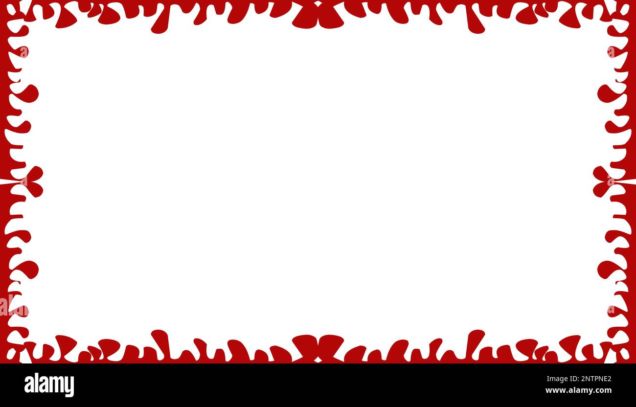 Red abstract background texture border frame. Perfect for website