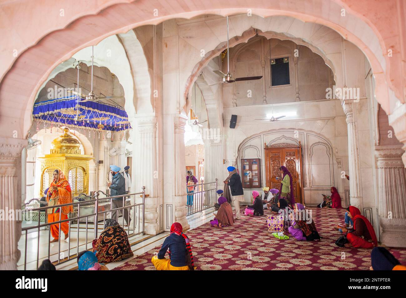 Interior of golden temple, Amritsar, Punjab, India Stock Photo - Alamy