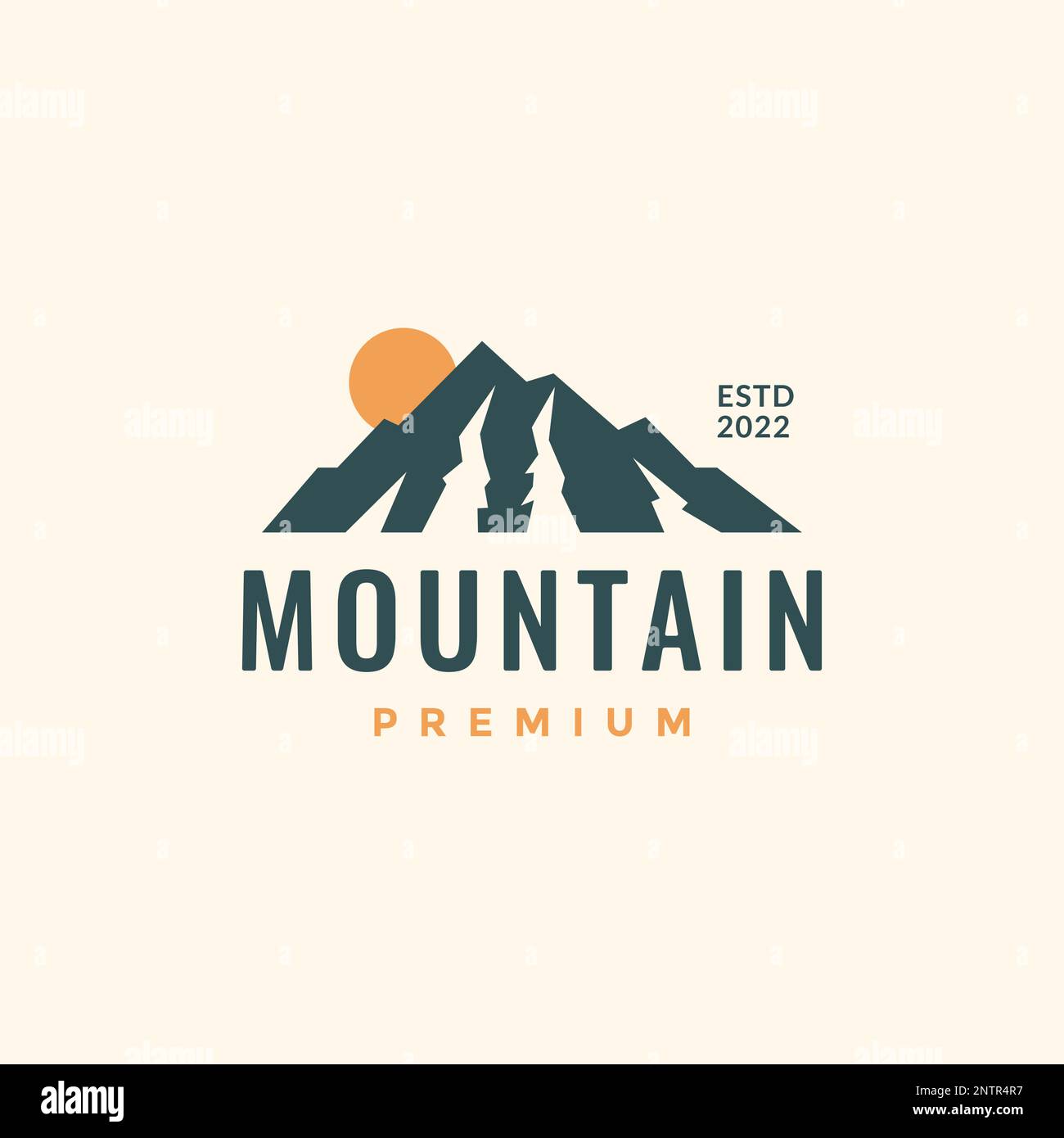 mountain hill peak sunset panoramic landscape outdoor hiking simple ...