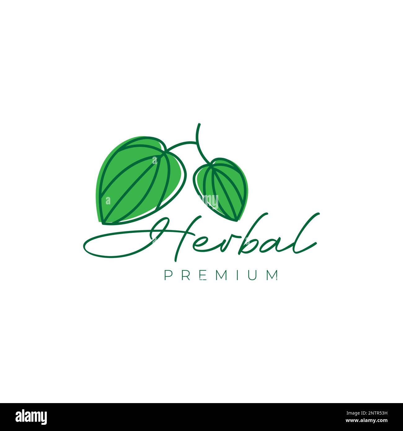 herbal leaf nature traditional medicine culture feminine green logo ...