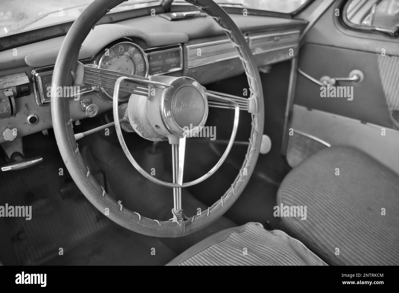 Automotive history enthusiast Black and White Stock Photos & Images Alamy