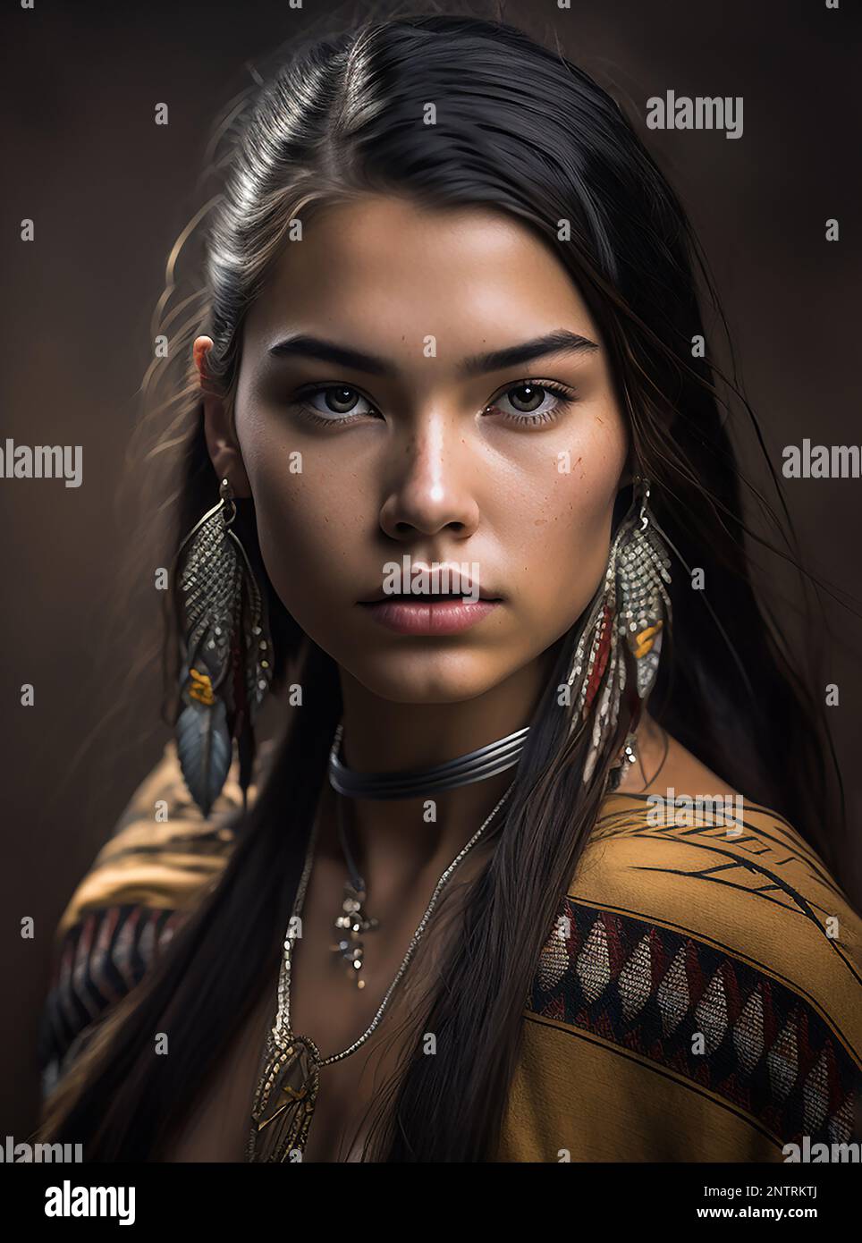 Portrait tribal indian woman hi-res stock photography and images - Alamy