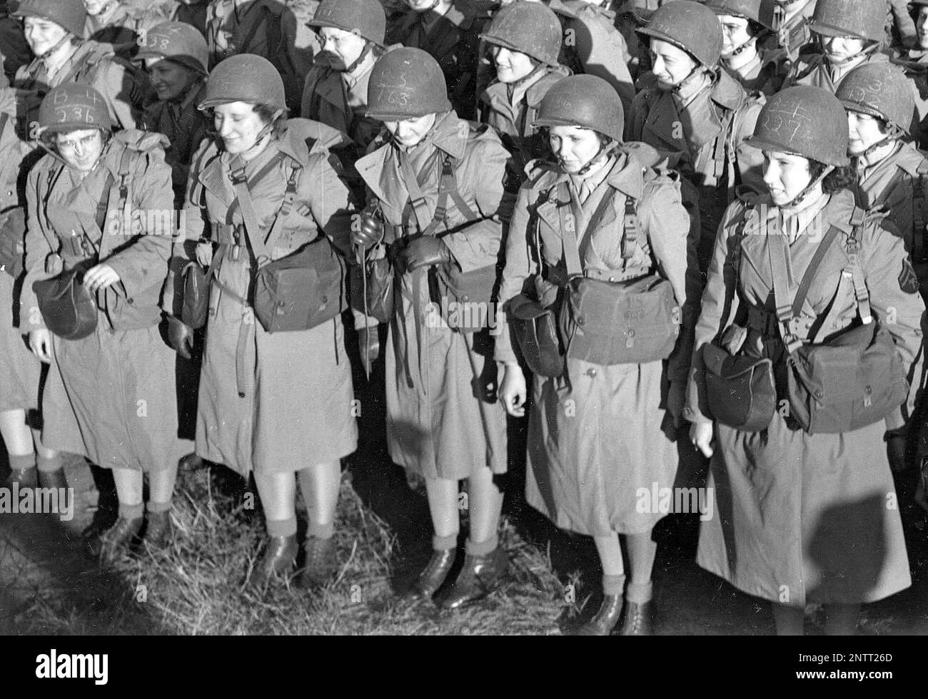 WW2 Womens Army Corps USA Stock Photo Alamy