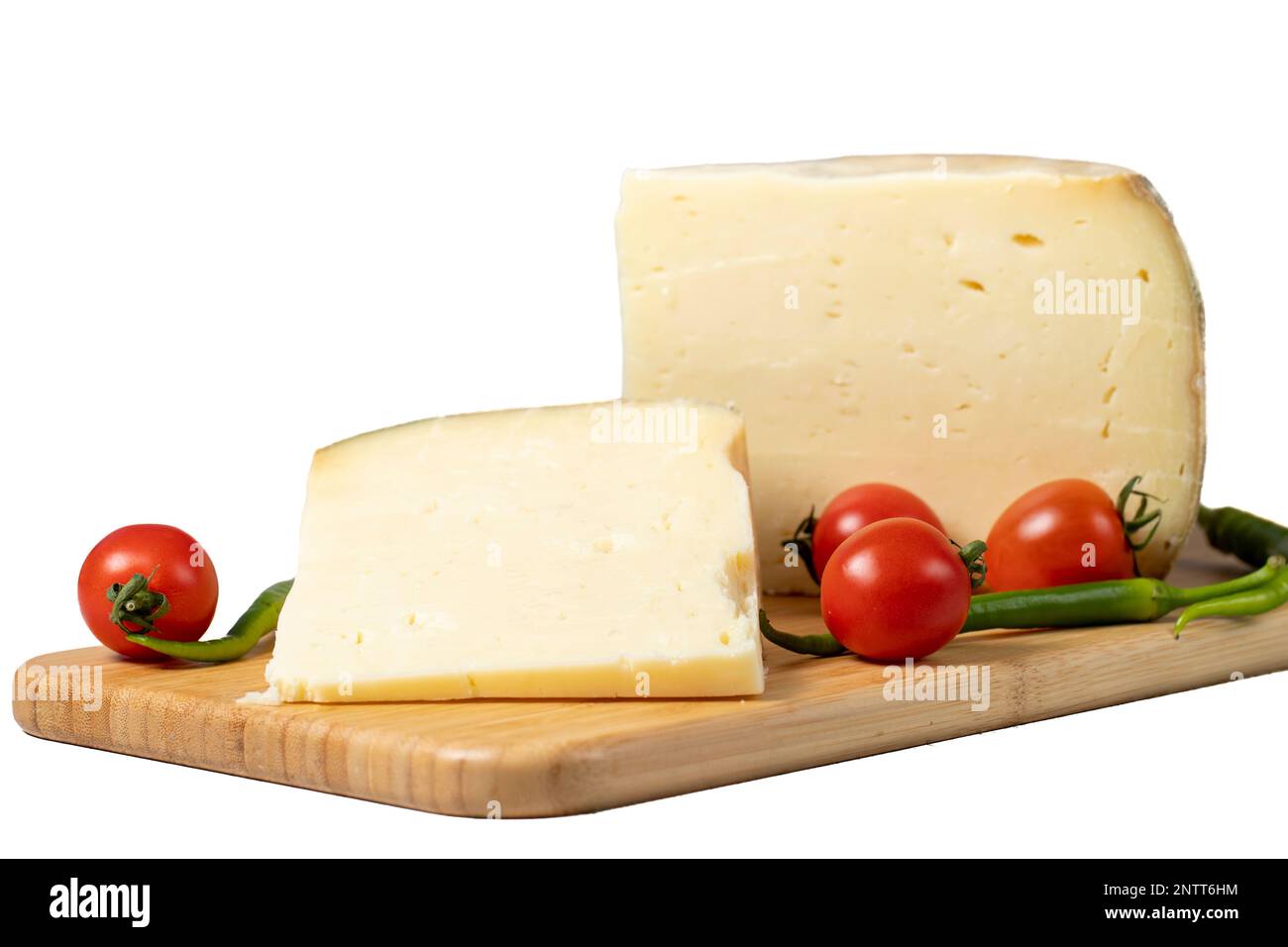 wheel cheese. Cheese made from cow's milk on a wooden flipchart