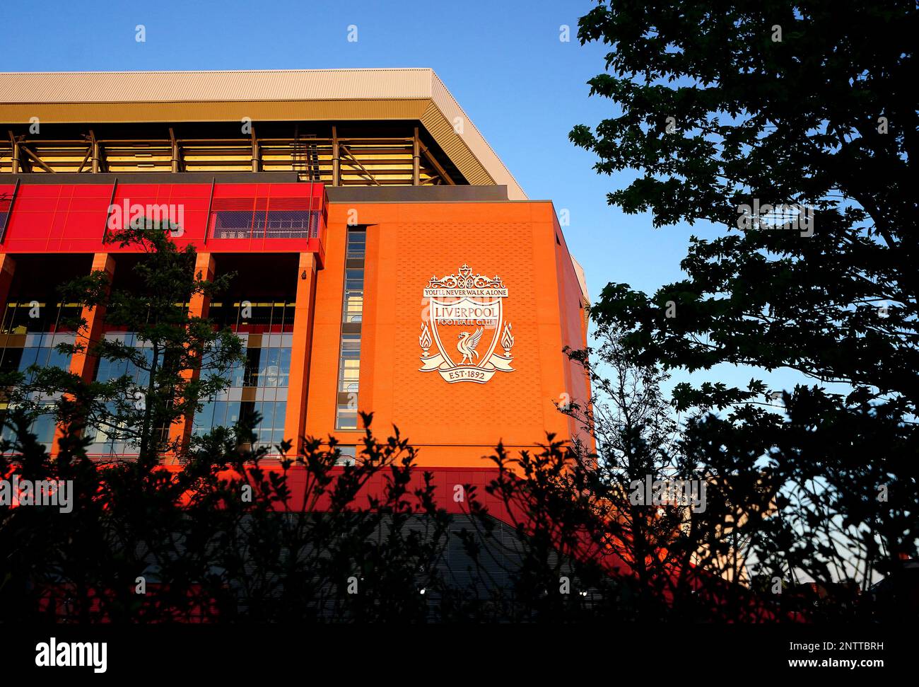 File photo dated 28-05-2022 of a general view of Anfield, home of Liverpool FC. Liverpool made a pre-tax profit of £7.5million last season, with rocketing off-field costs reducing the overall benefit of a £107m increase in revenue. Issue date: Tuesday February 28, 2023. Stock Photo