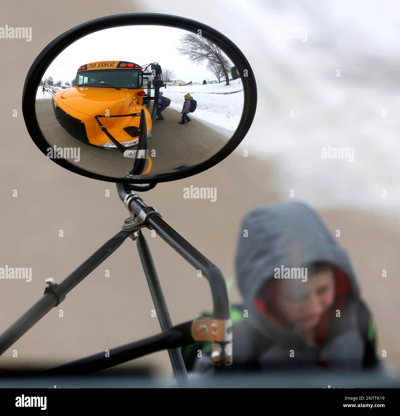 In this Thursday, Feb. 28, 2019, photo, a Western Dubuque Community