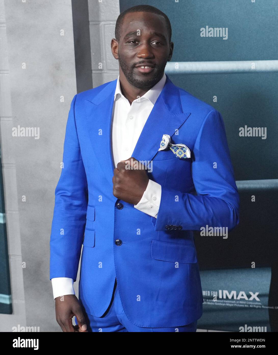 Los Angeles, USA. 27th Feb, 2023. Terence Crawford arrives at the CREED ...