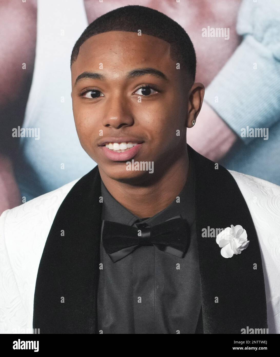 Thaddeus J. Mixon arrives at the CREED III Los Angeles Premiere held at