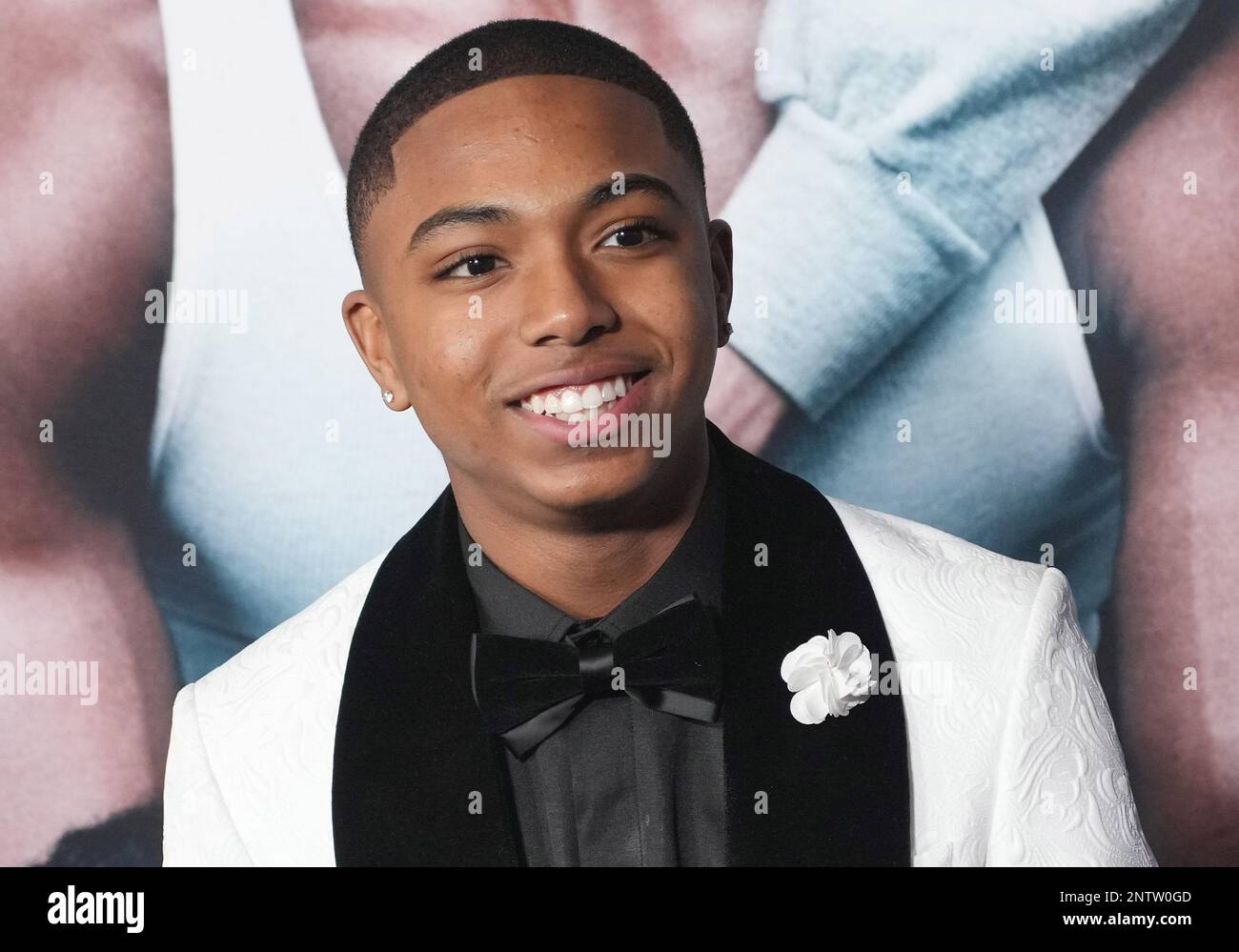 Thaddeus J. Mixon arrives at the CREED III Los Angeles Premiere held at