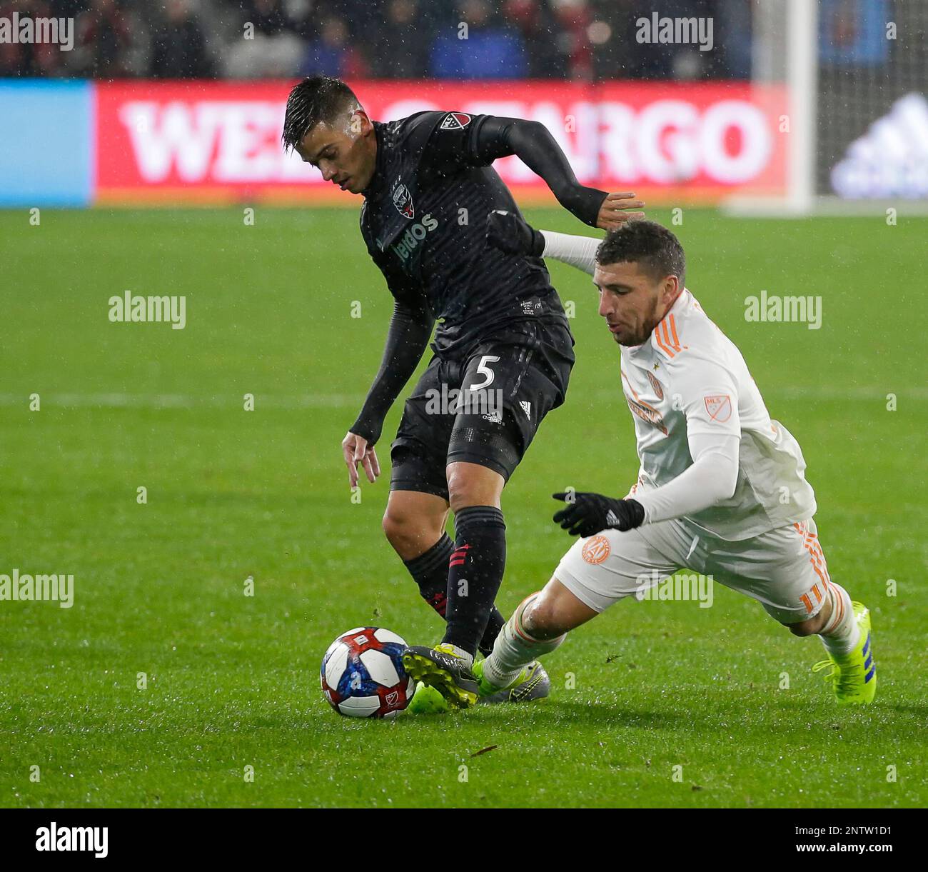 March 3, 2019: D.C. United Midfielder (5) Junior Moreno takes the ball 