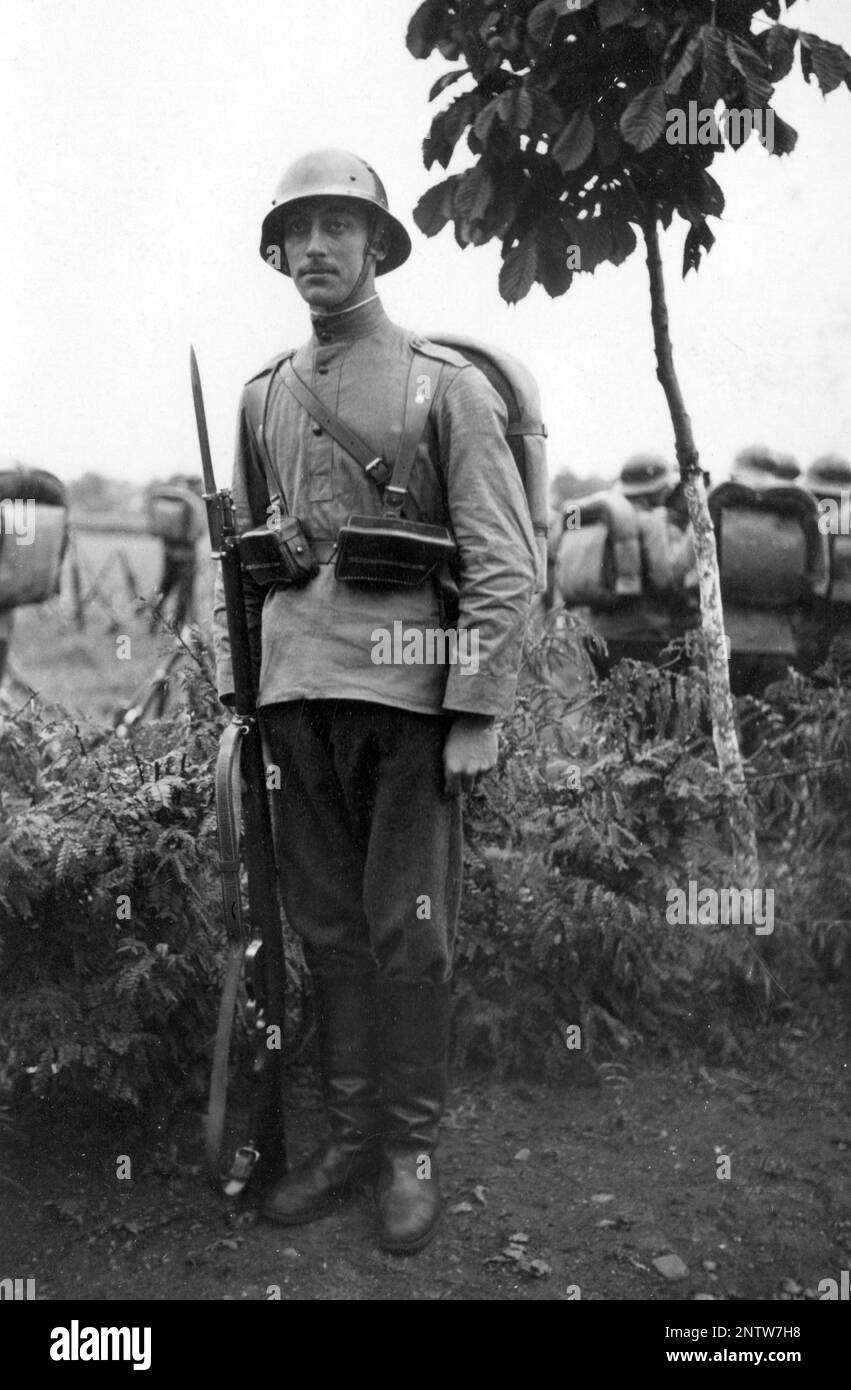 Bulgarian army soldier ww2 Stock Photo