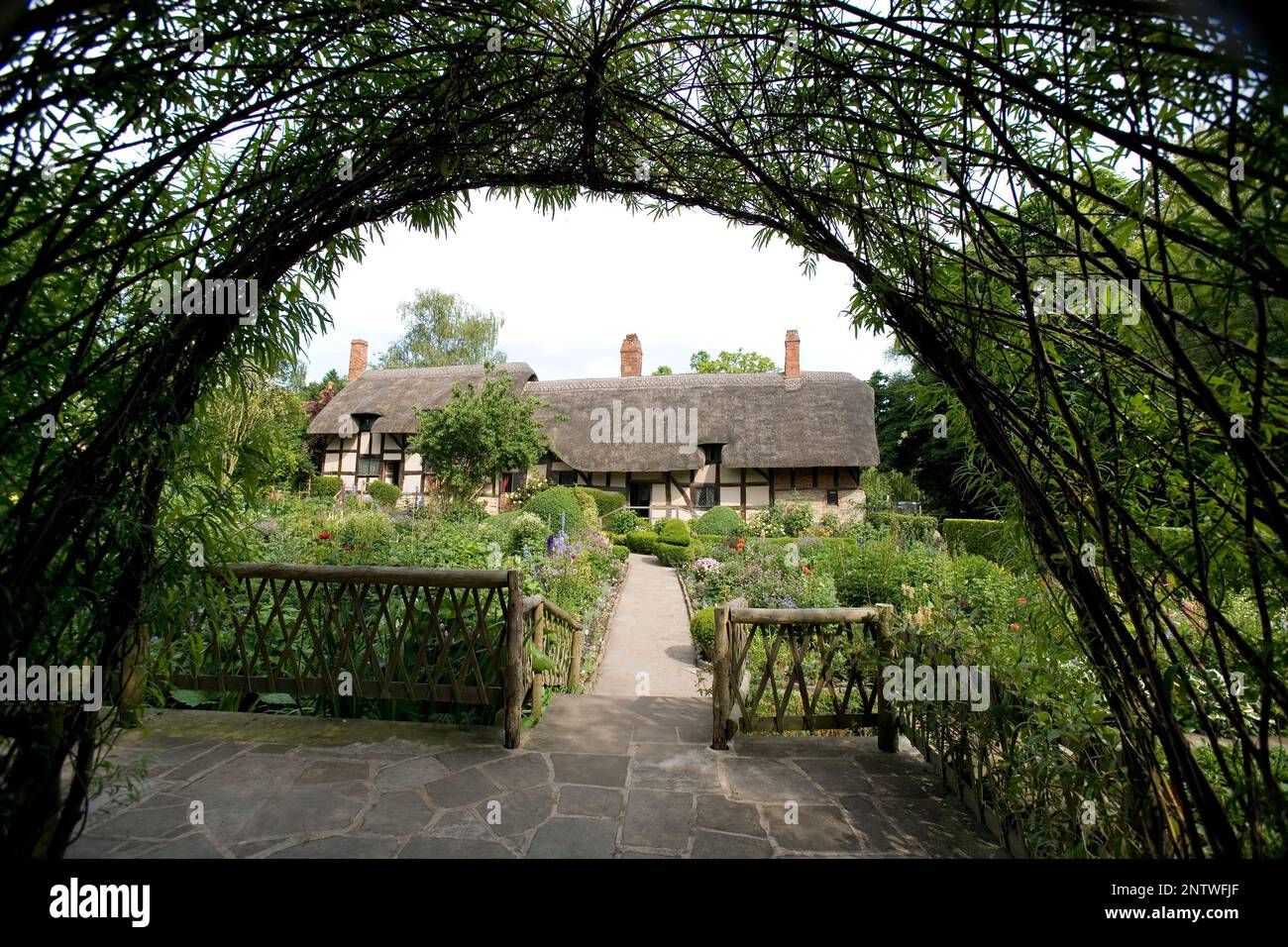 Anne Hathaway's cottage in the village of Shottery, Stratford upon Avon, Warwickshire, England