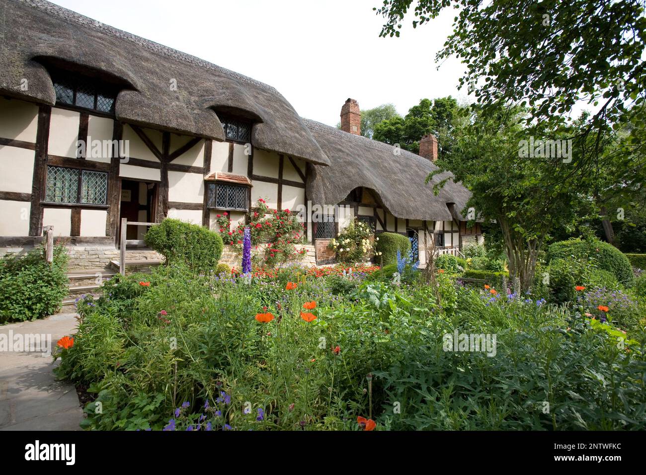 Anne Hathaway's cottage in the village of Shottery, Stratford upon Avon, Warwickshire, England