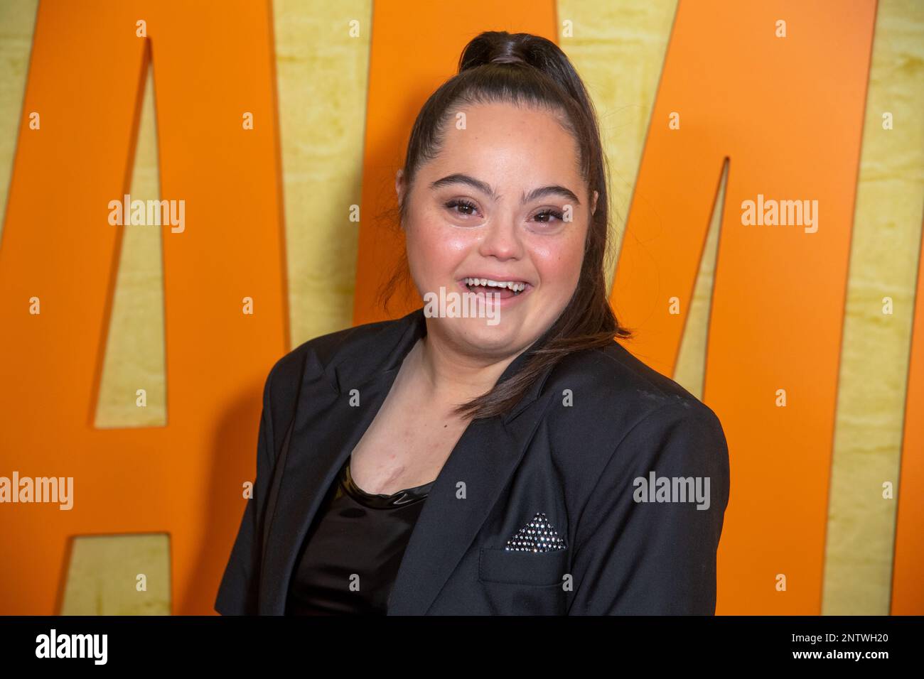 Madison Tevlin attends the premiere of “Champions” at AMC Lincoln