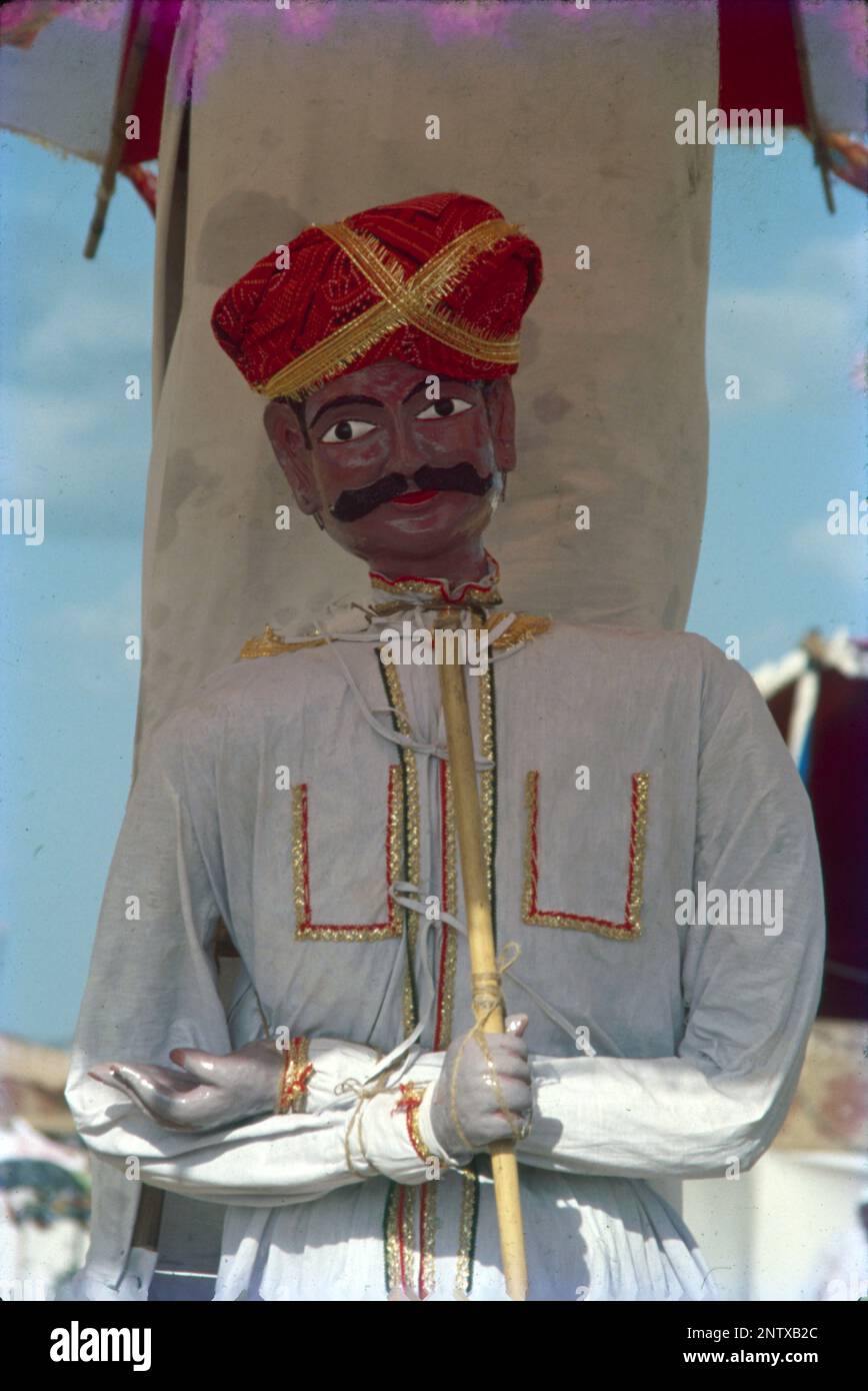 Dwarpal, (Gate Keeper), Tarnetar Fair, Gujrat, India Stock Photo
