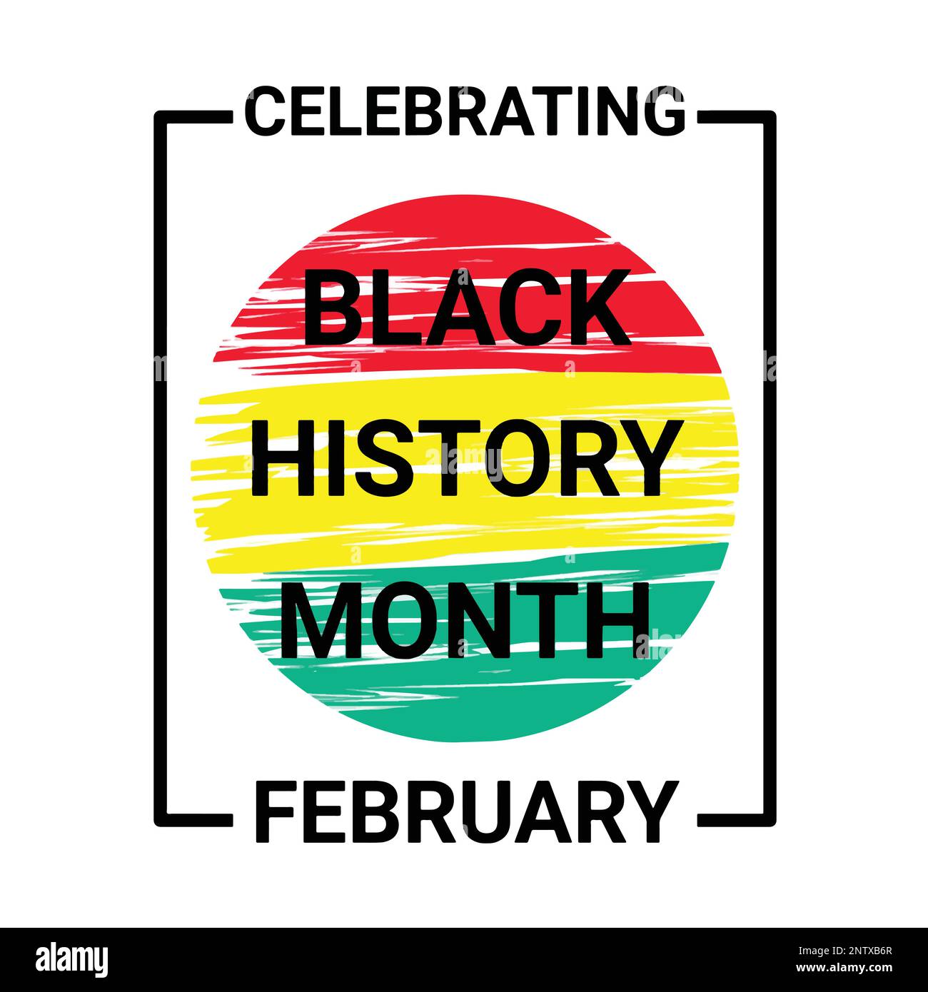 Black history month celebrate. Vector illustration design graphic Black history month Stock Vector