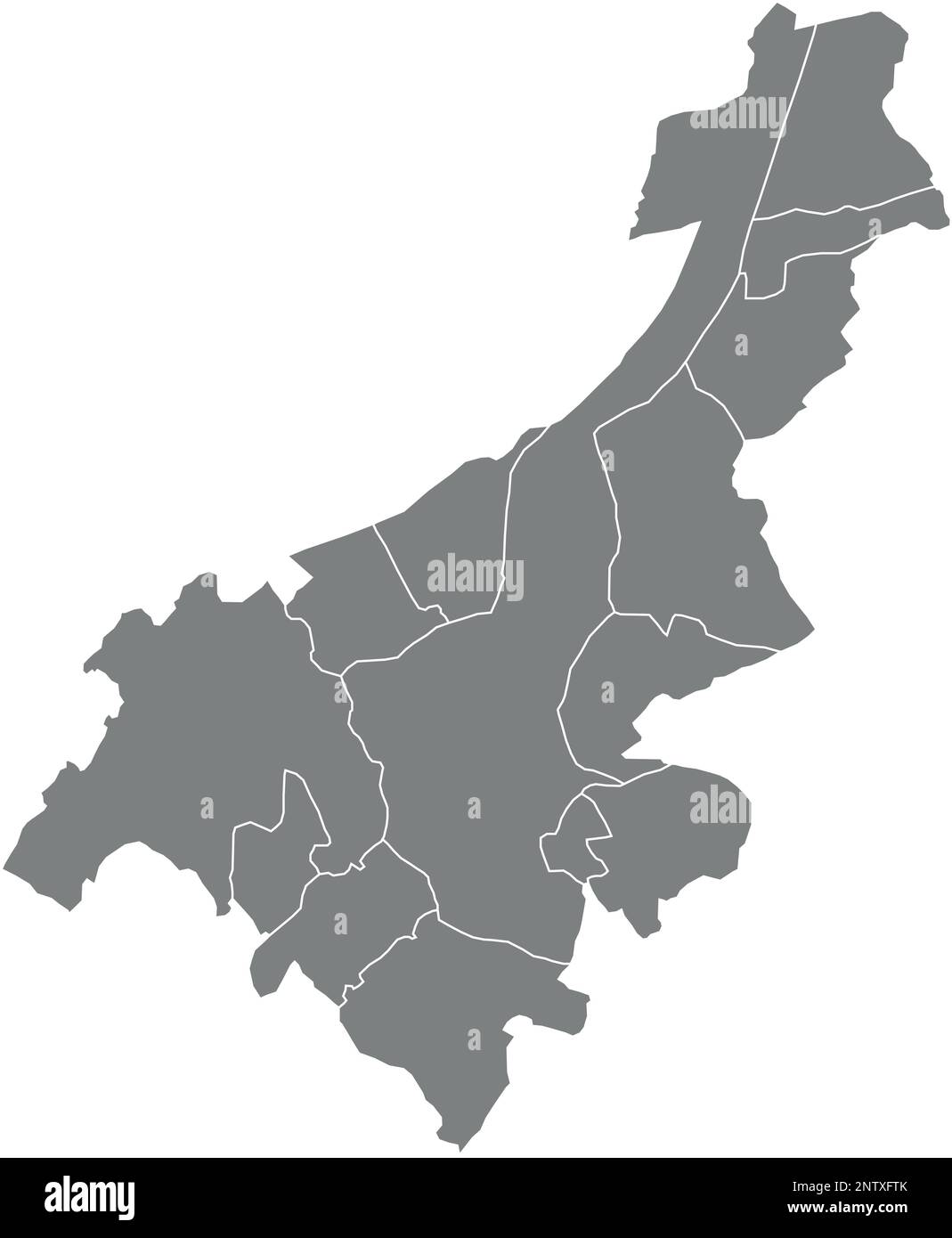 grey-municipalities-map-of-ghent-belgium-stock-vector-image-art-alamy