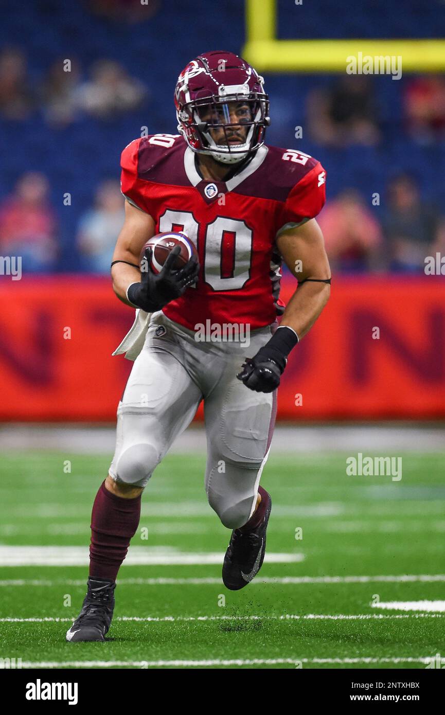 San Antonio Commanders wide receiver Josh Stewart (80) during an AAF  football game against the Arizona Hotshots, Sunday, March 10, 2019, at Sun  Devil Stadium in Phoenix. (AP Photo/Rick Scuteri Stock Photo - Alamy