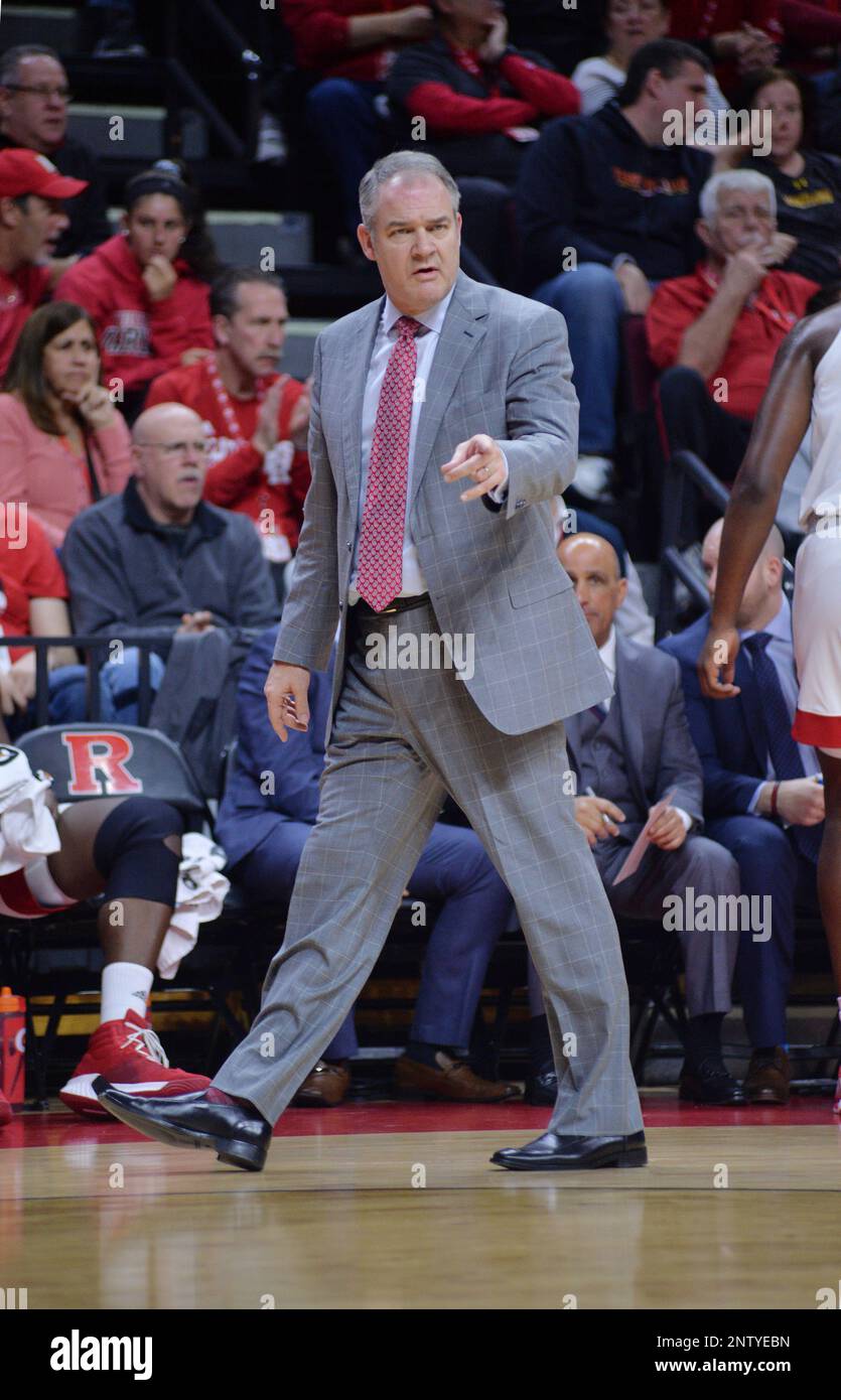 Rutgers University Scarlet Knights Head Coach Steve Pikiell during Mens ...