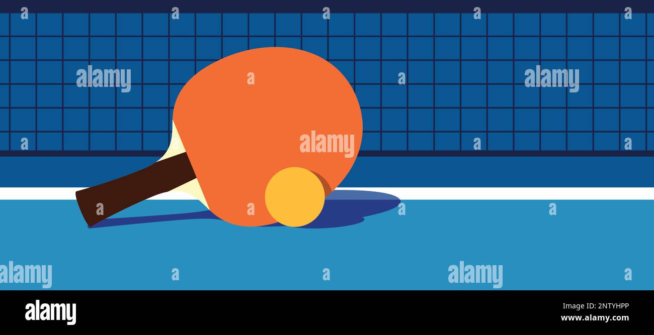 racket and ball for playing ping pong Stock Vector Image & Art Alamy