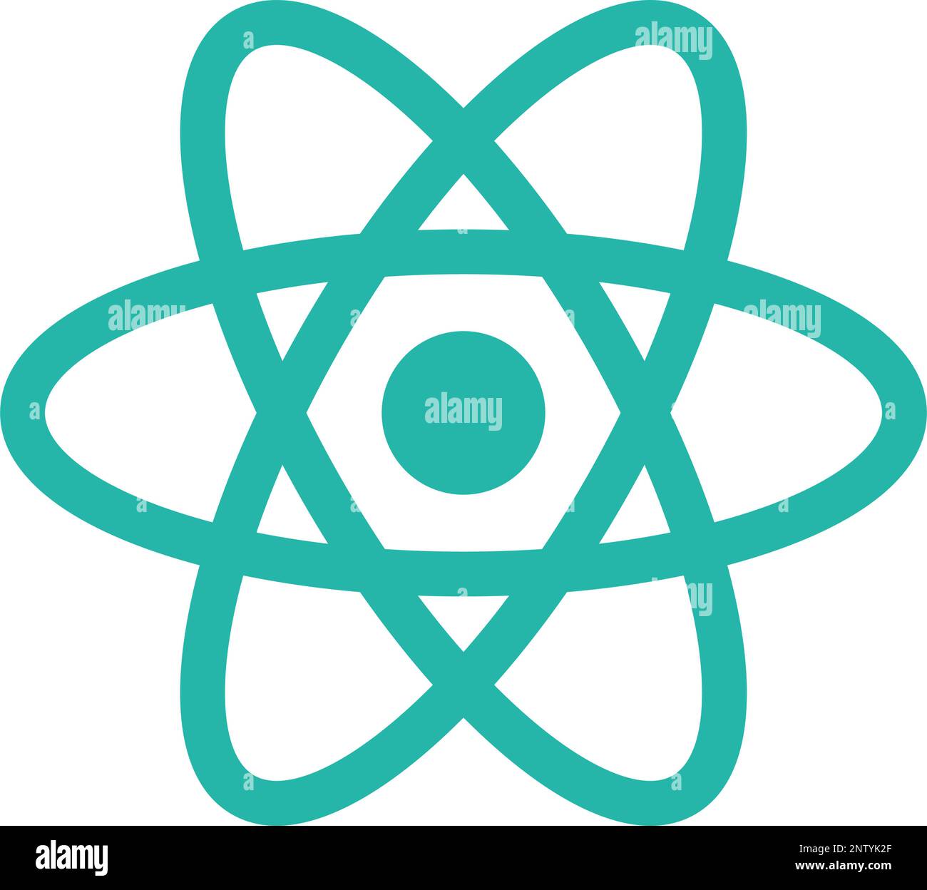 Atomic and elementary particle icon. Editable vector Stock Vector Image ...