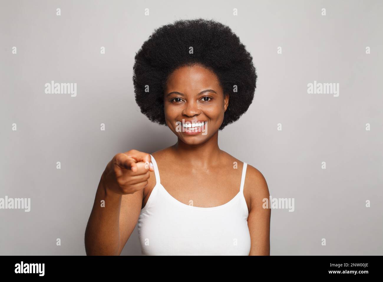 african-woman-pointing-camera-on-hi-res-stock-photography-and-images