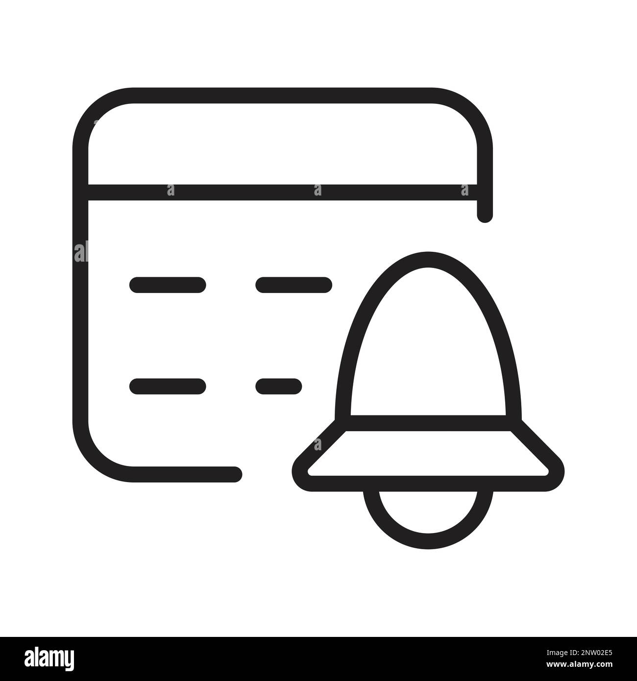 calendar-outline-icon-linear-calendar-icon-black-and-white