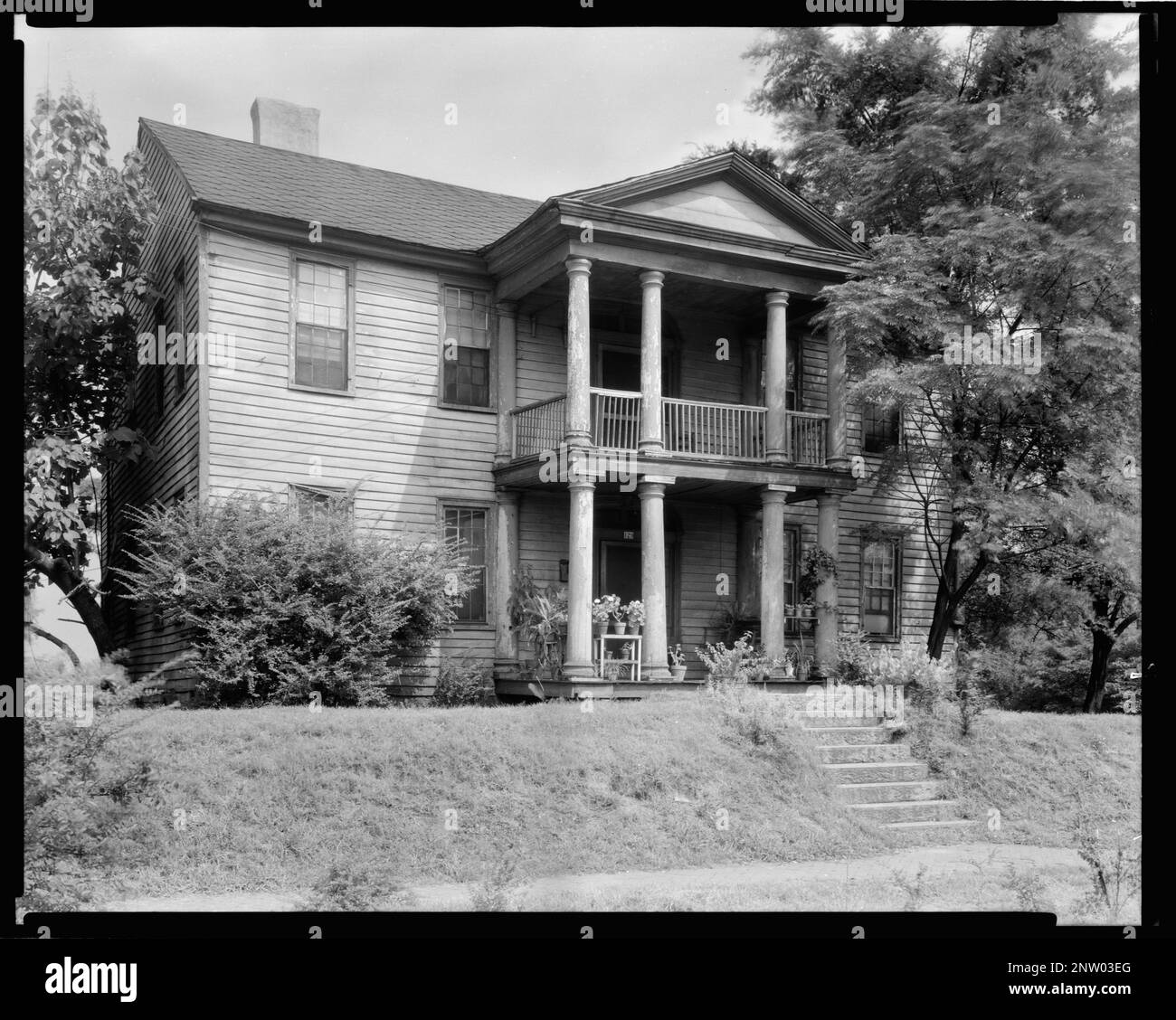 Golding Gerdine House, Columned Porch, Athens, Clarke County,